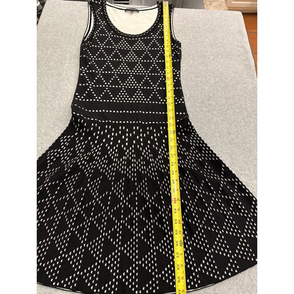 Nannette  Lepore Black and White Dazzling Diamond Dress - size Small - Picture 8 of 11